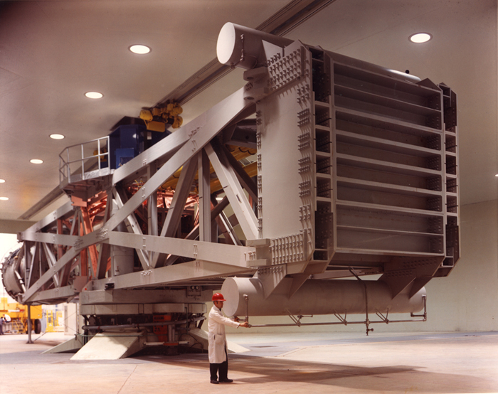 Space History Photo: Launch Phase Simulator at Goddard Space Flight Center